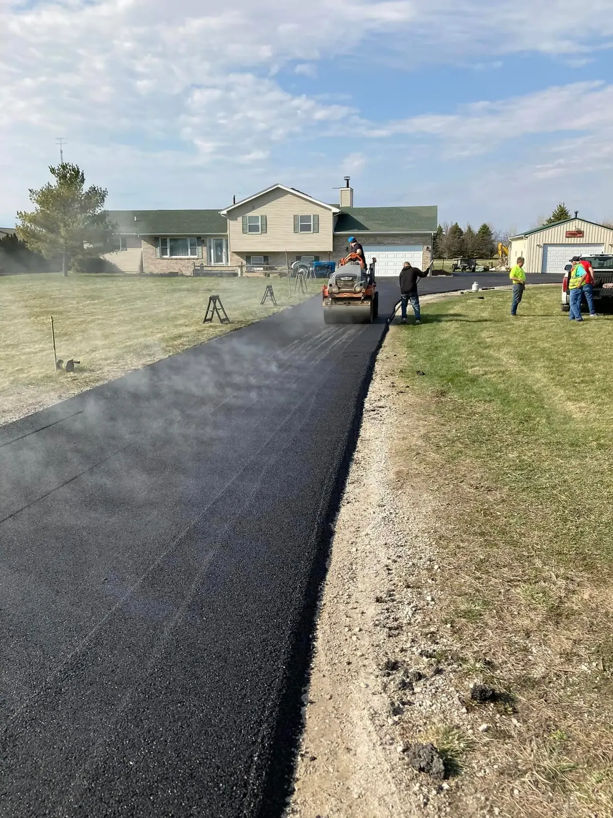 Hill Country Asphalt & Chip Seal paving project