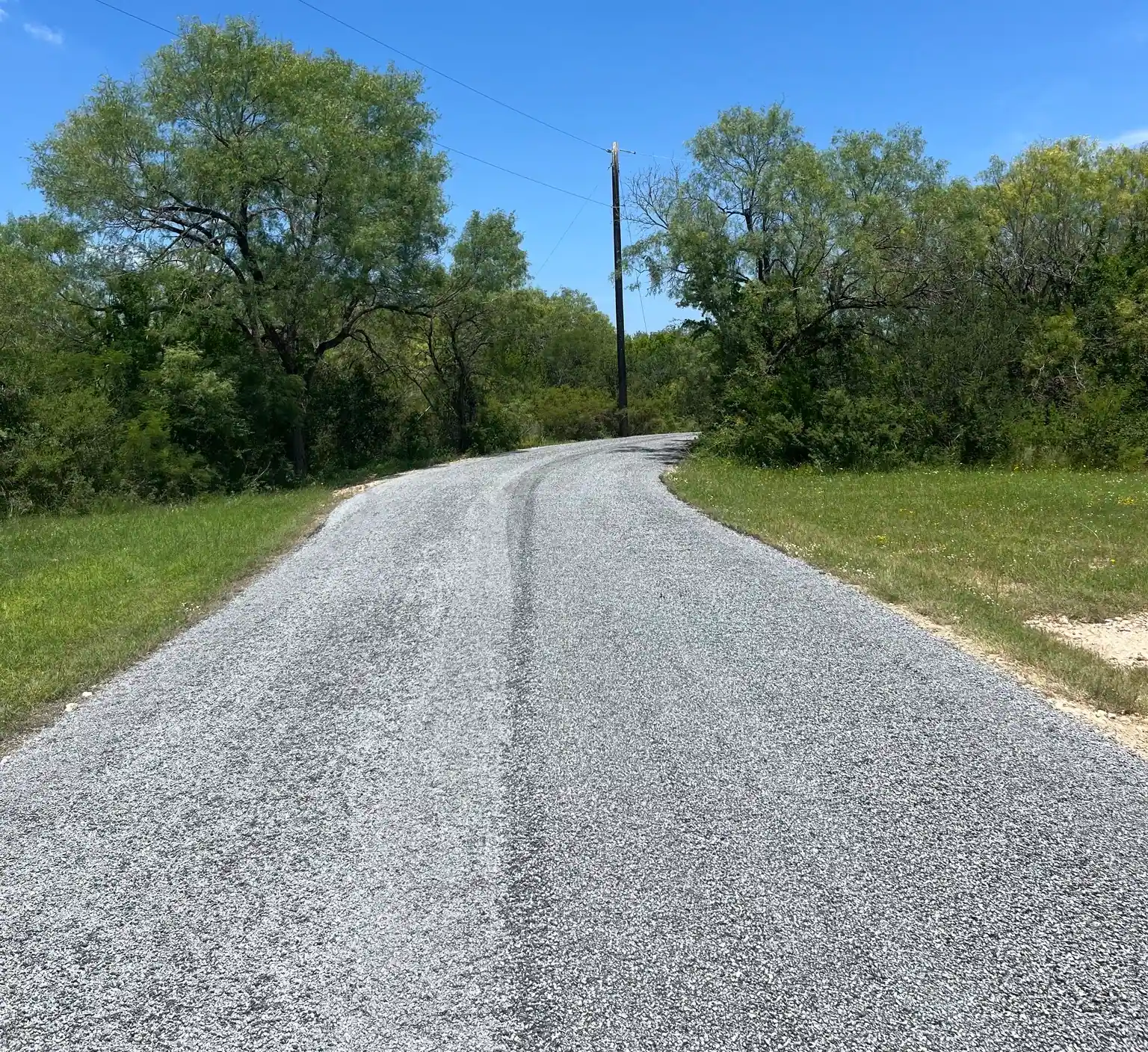 Hill Country Asphalt & Chip Seal paving project